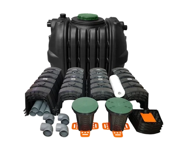 Oczyszczalnia osadnikowa z tunelami rozsączającymi 2000L