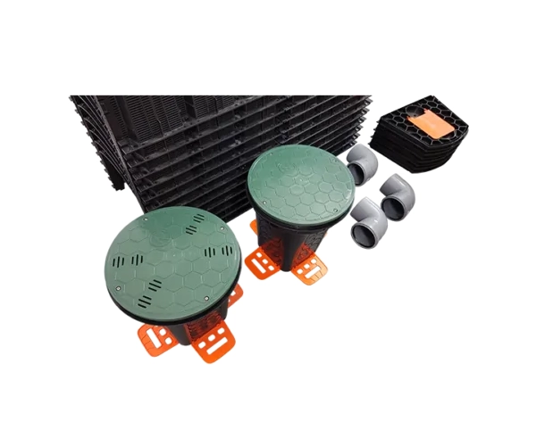 Oczyszczalnia osadnikowa z tunelami rozsączającymi 3000L