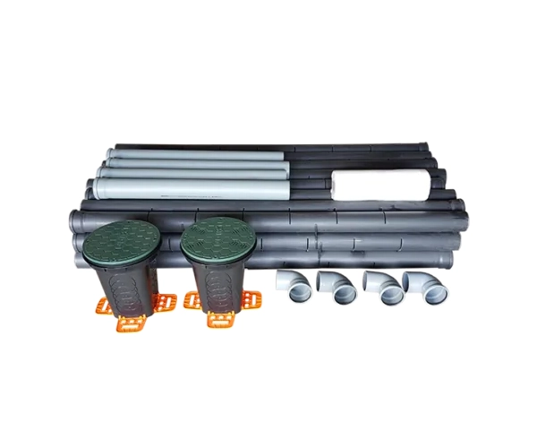 Oczyszczalnia osadnikowa z rurami drenażowymi 3000L