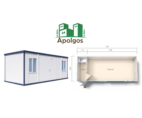 Kontener Mieszkalny 700 x 300 Kuchnią